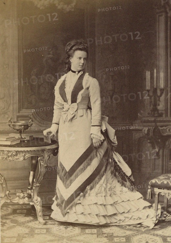 Portrait of Grand Duchess Maria Alexandrovna of Russia (1853-1920), Duchess of Saxe-Coburg and Gotha