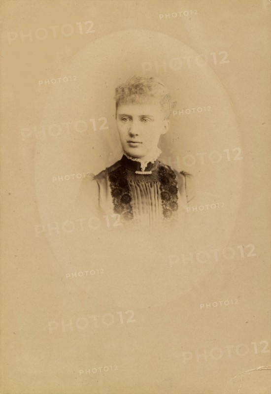 Portrait of Grand Duchess Elizaveta Mavrikievna of Russia (1865-1927), c. 1890.