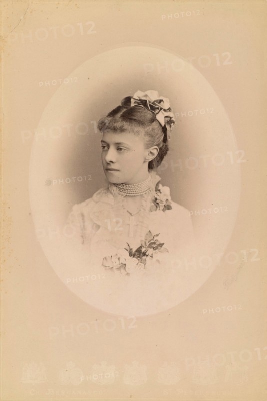 Portrait of Duchess Therese Petrovna of Oldenburg (1852-1883), Princess Romanovskaia, c. 1880.