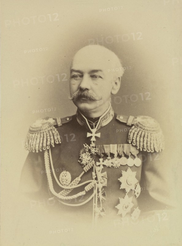 Portrait of General Konstantin Petrovich von Kaufman (1818-1882), c. 1874.