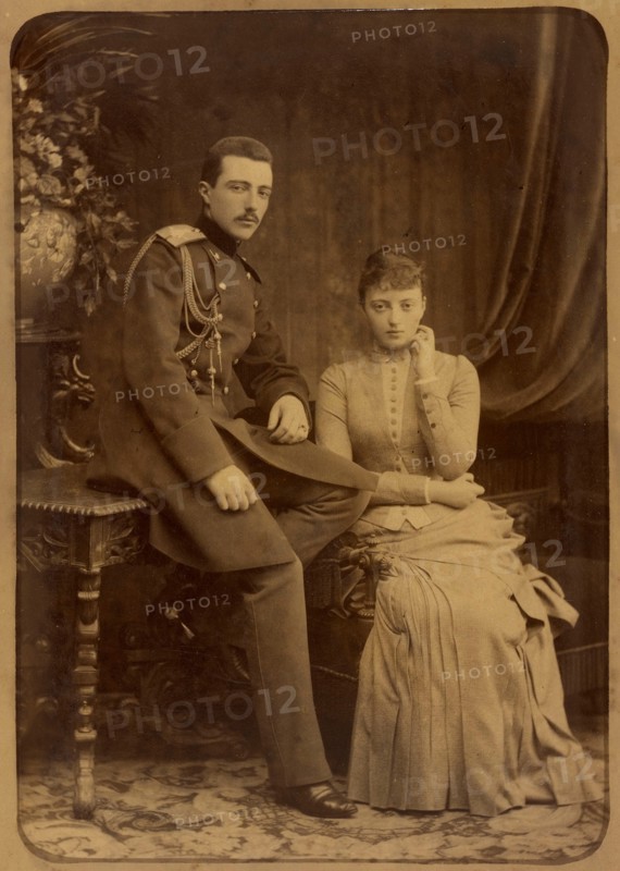 Grand Duke Michael Mikhailovich of Russia and Grand Duchess Anastasia Mikhailovna of Russia, c. 1880