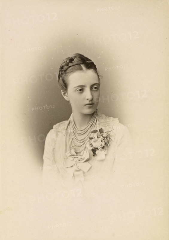 Portrait of Grand Duchess Anastasia Mikhailovna of Russia (1860-1922), 1879.