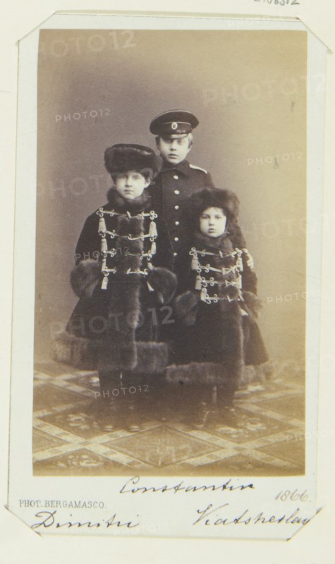 Grand Duke Dimitri Constantinovich, Grand Duke Constantin Constantinovich and Grand Duke Vyacheslav
