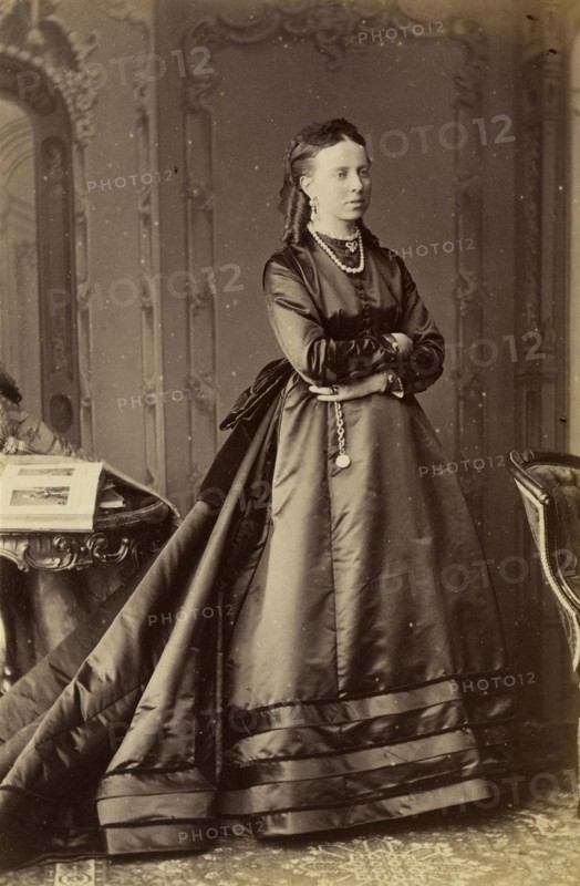 Portrait of Grand Duchess Alexandra Petrovna of Russia (1838-1900), Princess of Oldenburg, 1874.