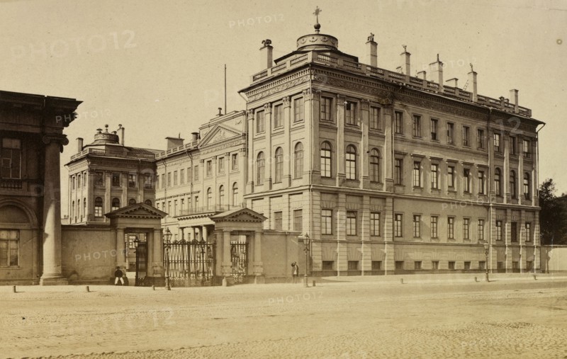 The Anichkov Palace in Saint Petersburg, 1874.