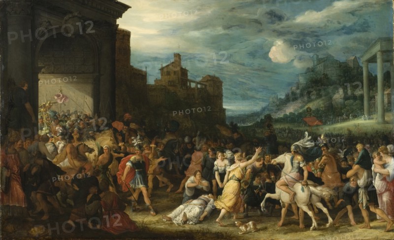 The Horatii Entering Rome.