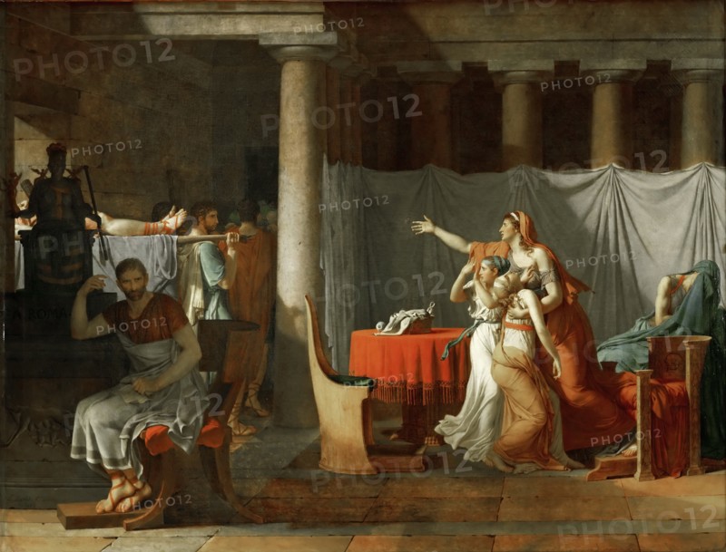 The Lictors Bring to Brutus the Bodies of His Sons, 1789.