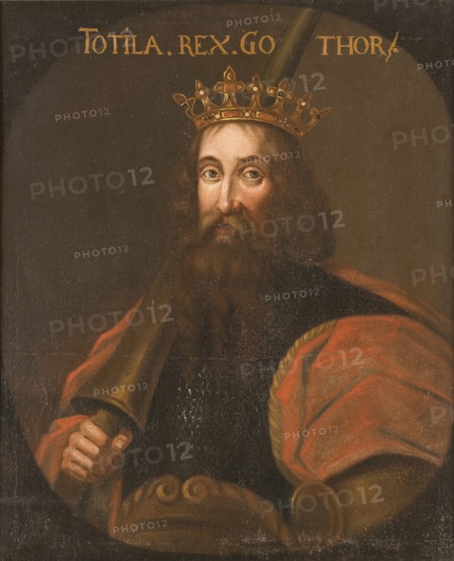 Totila, King of the Ostrogoths.