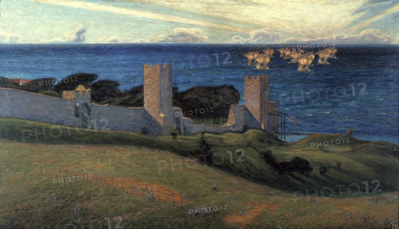 Vision. Scene from Visby, 1894.