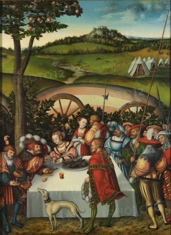 Judith at the banquet of Holofernes, 1531.