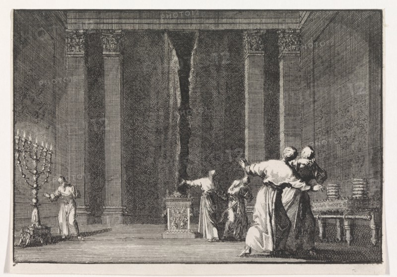 The Tearing of the Temple Curtain (The Curtain of the Temple Was Torn in Two), 1703.
