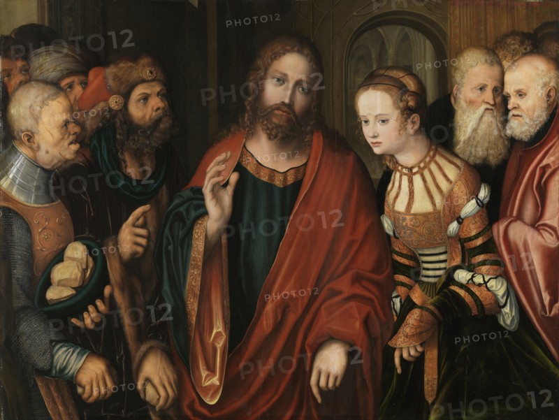 Christ and the Woman Taken in Adultery, c. 1520.