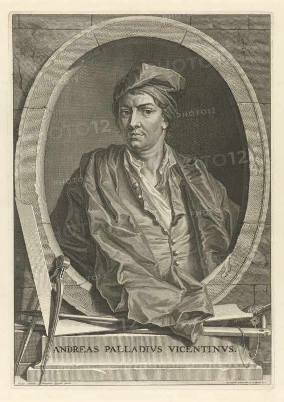 Portrait of the architect Andrea Palladio (1508-1580) After Paolo Veronese, 1716.