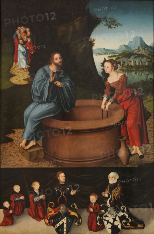 Christ and the Samaritan Woman at Jacob's Well, ca 1525-1537.