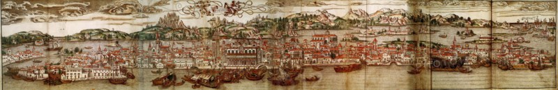 View of Venice. From: Peregrinatio in terram sanctam, 1486.