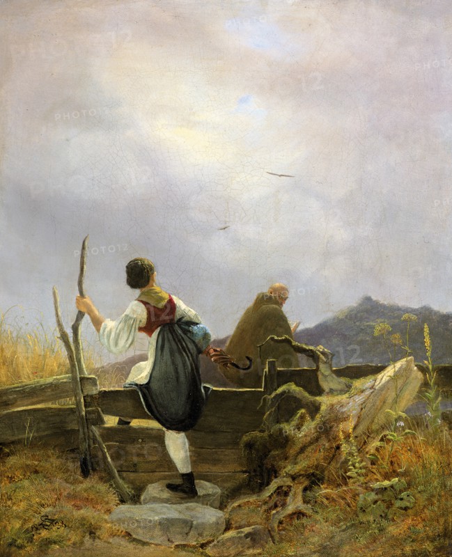 Dairymaid and Monk, 1838.