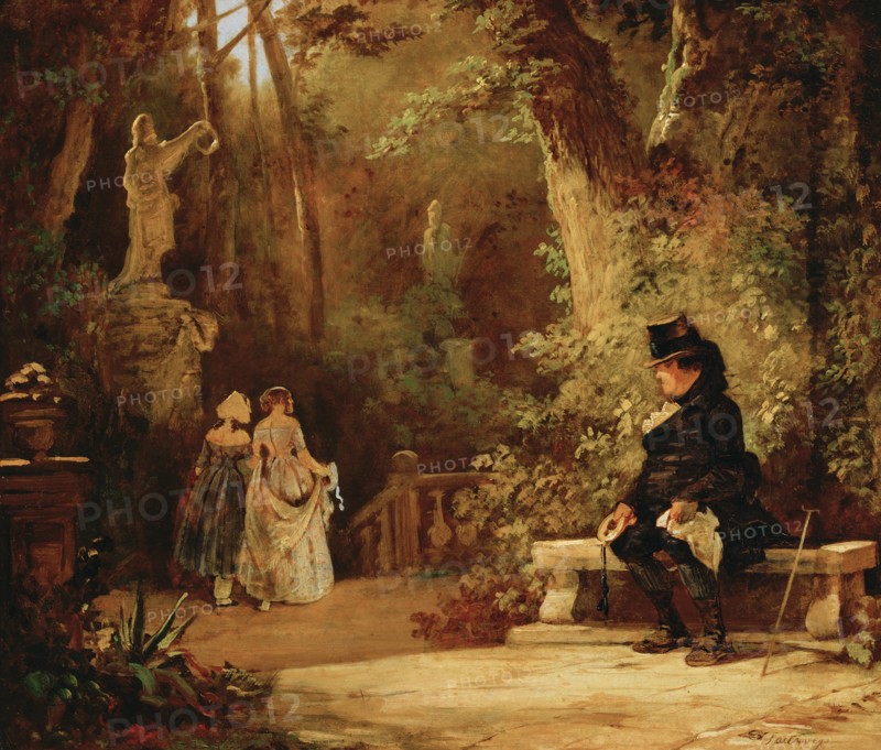 The Widower, ca 1860.