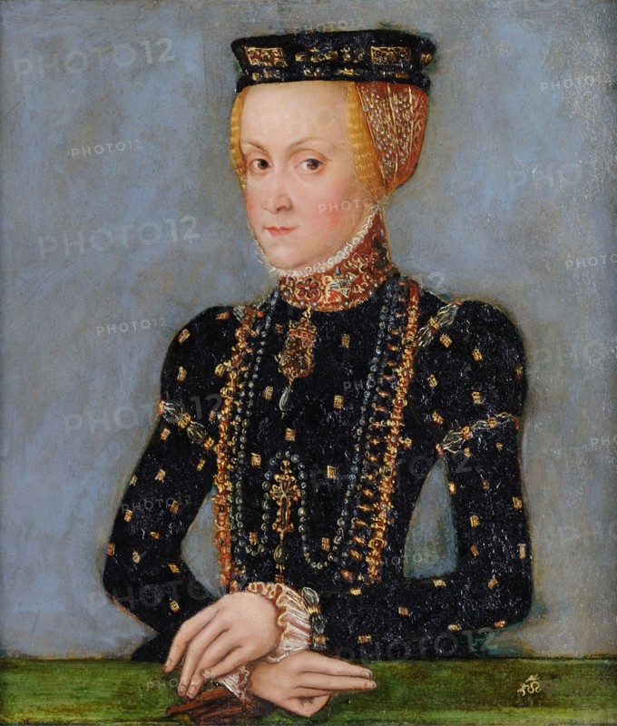 Portrait of Anna Jagiellon (1523-1596), Queen of Poland, c. 1565.