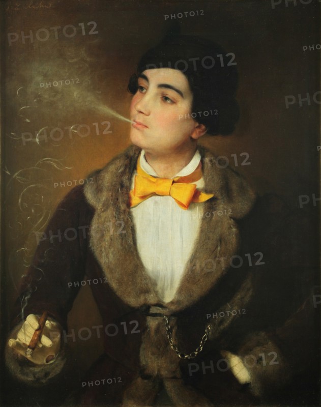 The Emancipated One. Portrait of Louise Aston (1814-1871), c. 1847.