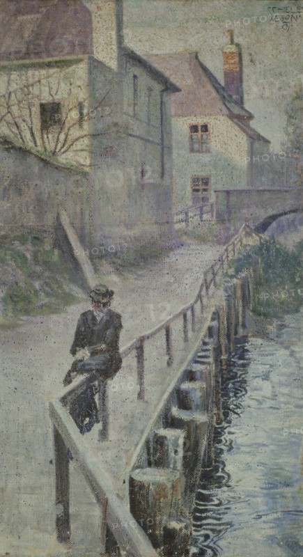 The Stolpeckgasse at Klosterneuburg, 1907.