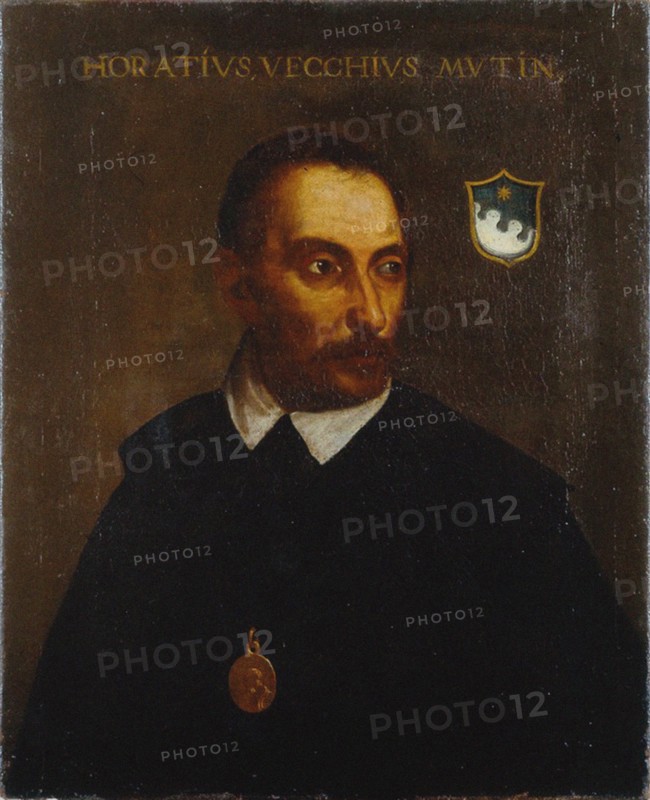 Portrait of the composer Orazio Vecchi (1550-1605), ca. 1587-1596.