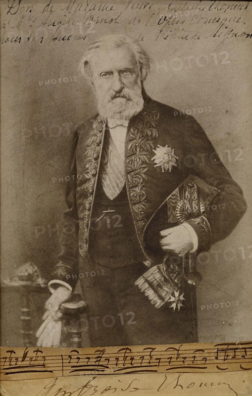 Portrait of the composer Ambroise Thomas (1811-1896), 1890s.