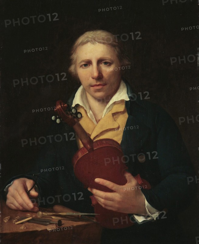 Portrait of the violin maker Nicolas Lupot (1758-1824), 1805.