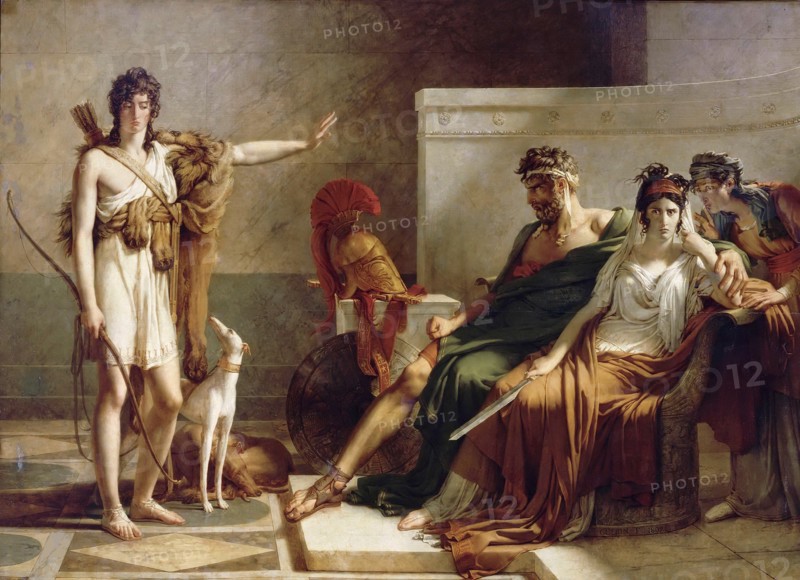 Phaedra and Hippolytus, ca 1802.