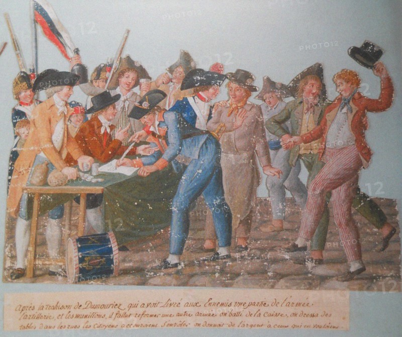 The departure of the volunteers for the revolutionary armies, c. 1793.