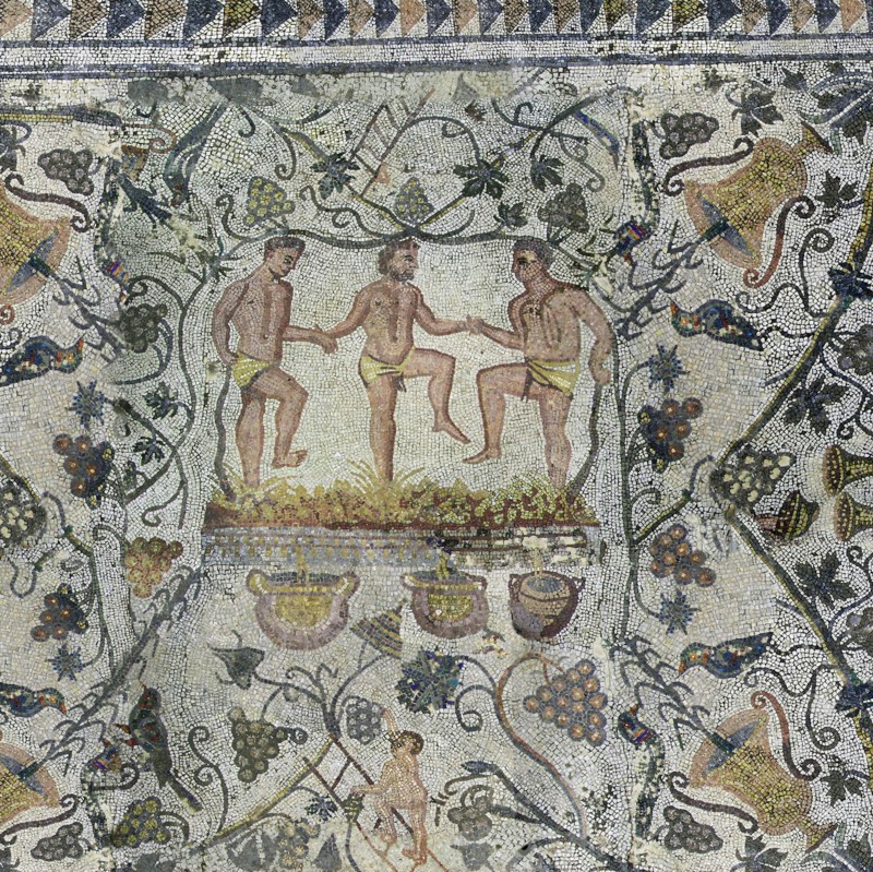 Treading the grapes, 2nd cen. AD.