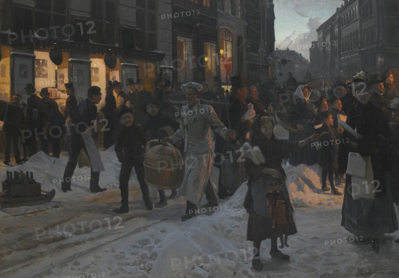 Christmas time, Copenhagen, 1890.