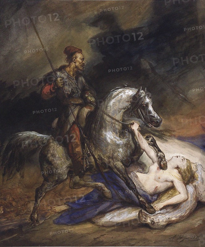 Polonia. Allegory of the November Uprising, 1831.