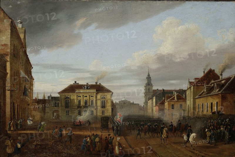Arrival of the Polish regiments to Warsaw, 1831.
