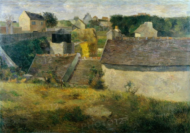 Houses at Vaugirard (Les Maisons de Vaugiraud), 1880.