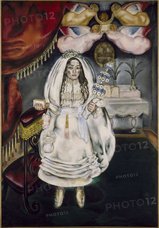 La comulgante (Girl at Her First Communion), 1914-1919.
