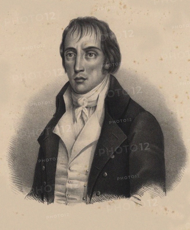 Portrait of the poet Manuel Maria Barbosa du Bocage (1765-1805).