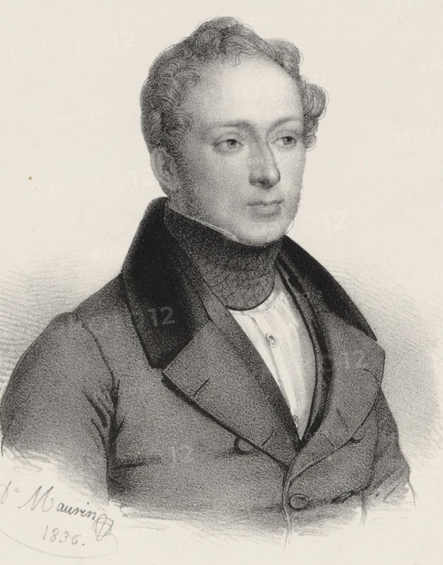 Portrait of the composer Vincenzo Bellini (1801-1835), 1835.