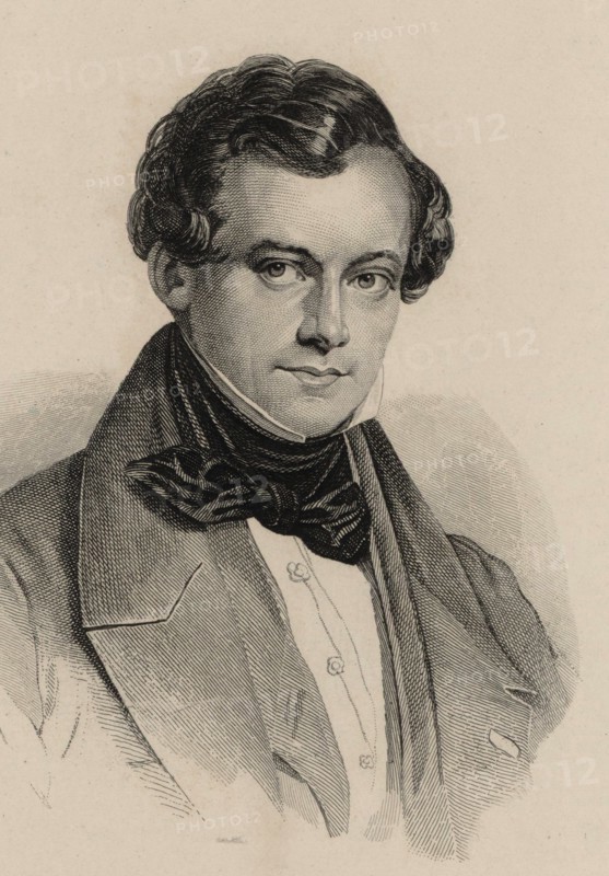 Portrait of the composer Charles-Auguste de Bériot (1802-1870), 1836.