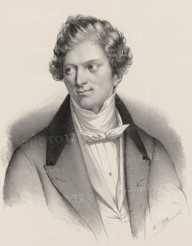 Portrait of the composer Charles-Auguste de Bériot (1802-1870), 1840.