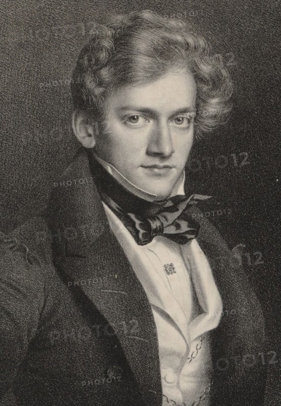 Portrait of the composer Charles-Auguste de Bériot (1802-1870), 1830.