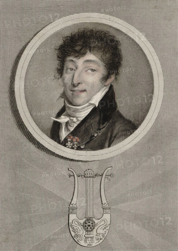 Portrait of the composer Henri-Montan Berton (1767-1844), 1820.