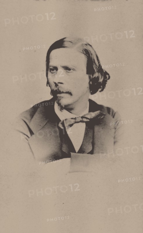 Portrait of the composer Giovanni Bottesini (1821-1889).