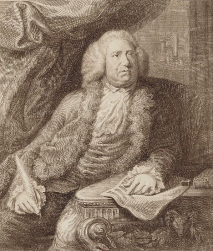 Portrait of the composer William Boyce (1711-1779), 1788.