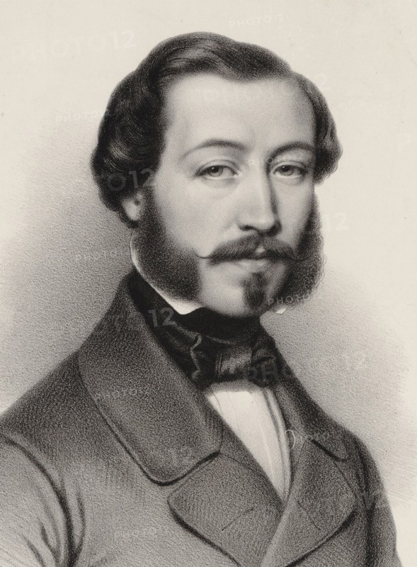 Portrait of the composer Frédéric Brisson (1821-1900), 1860.
