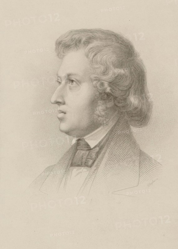 Portrait of the composer Frédéric Chopin (1810-1849), 1840s.