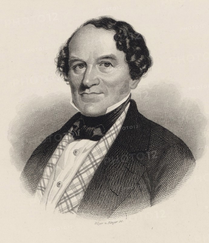 Portrait of the composer Conradin Kreutzer (1780-1849).