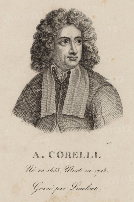 Portrait of the composer Arcangelo Corelli (1653-1713).