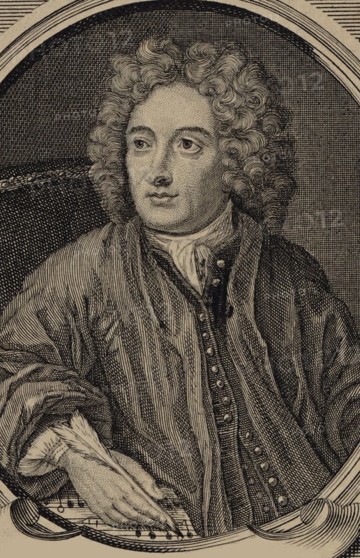 Portrait of the composer Arcangelo Corelli (1653-1713), 1730.
