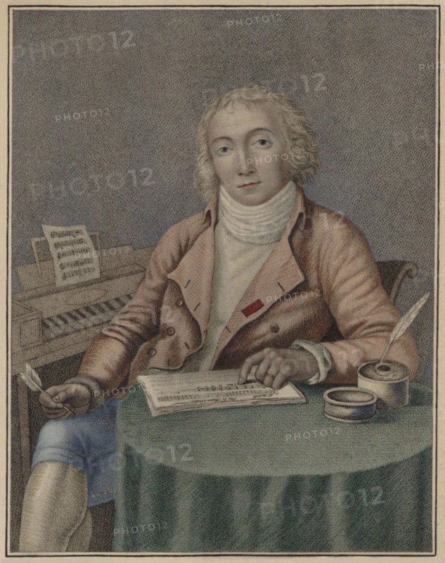 Portrait of the composer Nicolas Dalayrac (1753-1809), Late 18th cent..