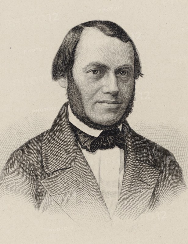 Portrait of the composer Ferdinand David (1810-1873), 1870.